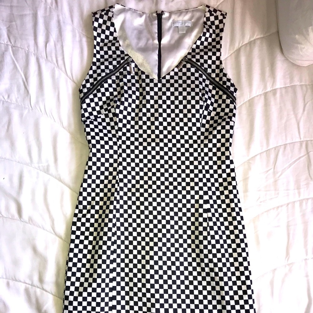 New York & Co checkered evening/business Dress